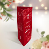 3 in 1 Tafelnummer, Menu & bedankkaart