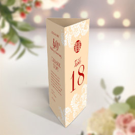 3 in 1 Tafelnummer, Menu & bedankkaart