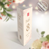 3 in 1 Tafelnummer, Menu & Dank u Notitie Sign Poster