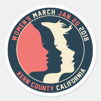 3 in Sticker- Blad van 6 Ronde Sticker