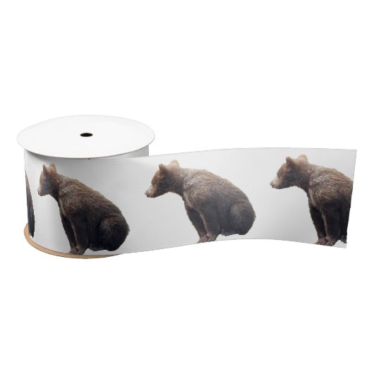 3-inch breedband, 2-inch spool met beer cub satijnen lint (Spoel)