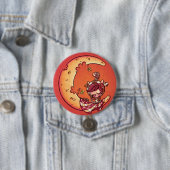 3-inch Button op volle maan (In situ)