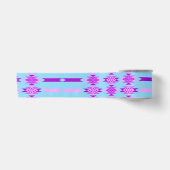3 Inch Desert Diamonds op Blauw Satijnen Lint (Voorkant)