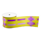 3 Inch Desert Diamonds op Geel Satijnen Lint (Spoel)