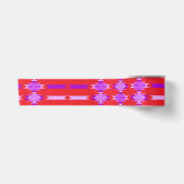 3 Inch Desert Diamonds op Rood Satijnen Lint (Voorkant)