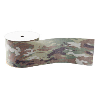 3-inch Grosgrain Ribbon Army OCP Camo Uniform Camo Lint