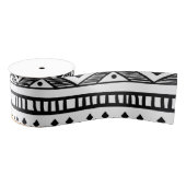 3-inch Grosgrain Ribbon Boho Buffalo Tribal Patter Grosgrain Lint (Spoel)