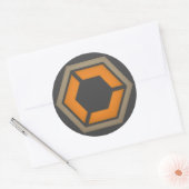 3-INCH HEX LOGO-STICKER DEM RONDE STICKER (Envelop)