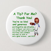 3-inch knop met een tip voor mij ronde button 7,6 cm (Voorkant)