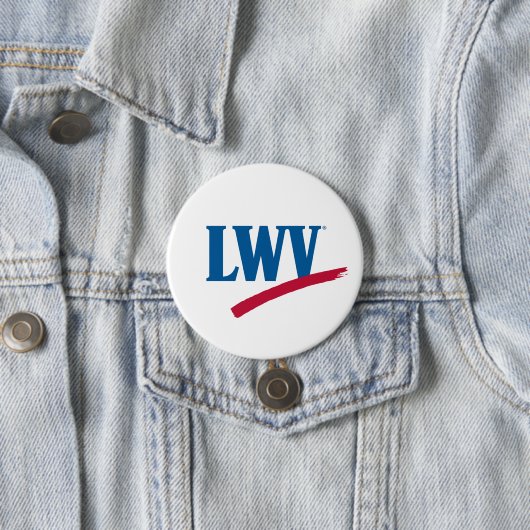 3-inch LWV Logo Ronde Button (In situ)