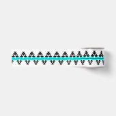 3 Inch Native Woven Stories - Turquoise -   Satijnen Lint (Voorkant)