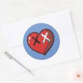 3 inch op afstand bediende sticker (Envelop)