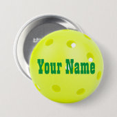 3-inch Pickleball Name Tag Button (Voorkant /achterkant)