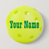 3-inch Pickleball Name Tag Button (Voorkant)