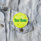 3-inch Pickleball Name Tag Button (In situ)