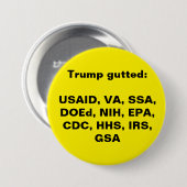 3 inch ronde Button (Voorkant /achterkant)