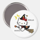 3-inch ronde naam magneet (Voorkant / Achterkant)