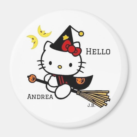 3-inch ronde naam magneet (Voorkant)