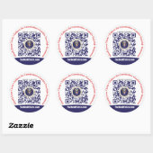 3-inch ronde Sticker (6 per vel) (Vel)