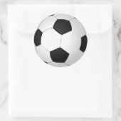 3 inch Ronde Voetbal Stickers naar Hand Schrijven  (Tas)
