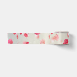 3 inch satijnen lint bloemblad print