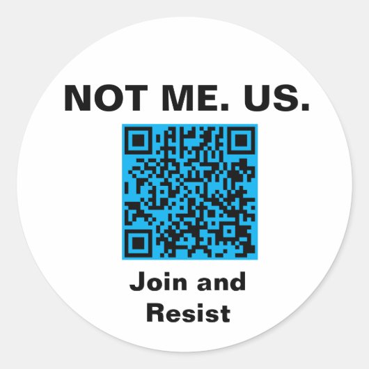 3 inch square stickers. Sheet of 6. Ronde Sticker (Voorkant)