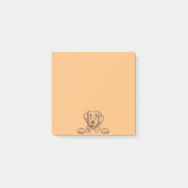 3-inch x3-inch Chocolade Lab Post-it Notes (Voorkant)