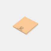 3-inch x3-inch Chocolade Lab Post-it Notes (Schuin)