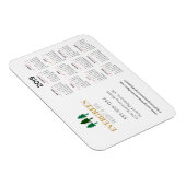 3-inch x 4-inch Visitekaartje 2019 jaarrooster Magneet (Rechterzijde)