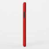 3 Initiaal Monogram | Rood & Wit (of doe-het-zelf Case-Mate iPhone Case (Achterkant/rechts)