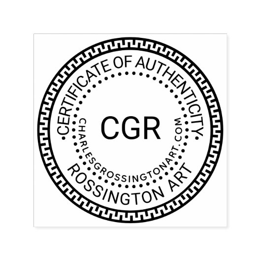 3 Initial Certificate of Authenticity GK Name URL Zelfinktende Stempel (Design)