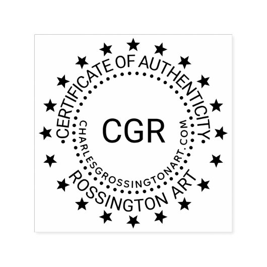 3 Initial Certificate of Authenticity Name URL #5 Zelfinktende Stempel (Design)