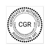 3 Initial Certificate of Authenticity Name URL #6 Zelfinktende Stempel (Design)