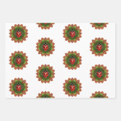 3 inpakpapier vellen - Ladybug Design (Voorkant 2)