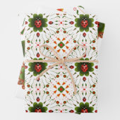 3 inpakpapier vellen - Ladybug Design (In situ)