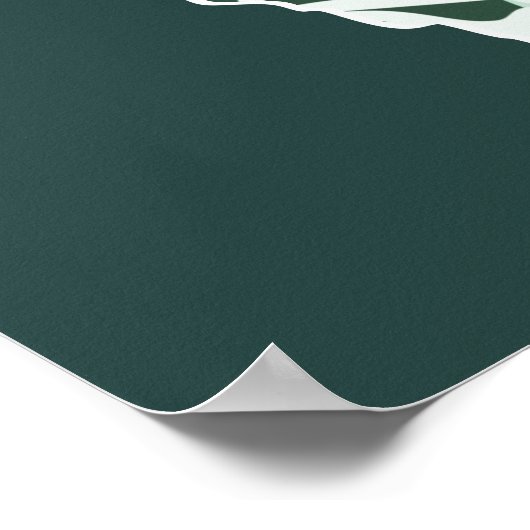 3 Insect Monarch Butterflies Oranje & Groen Poster (Hoek)