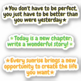 3 Inspirerende Citaten voor Vandaag | Inspirerend Sticker