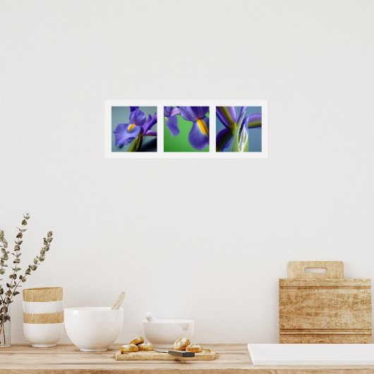 3 Irises Poster (Keuken)