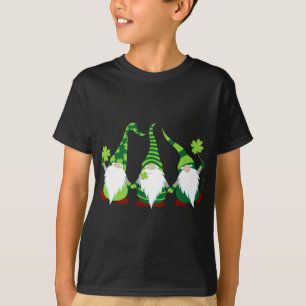 3 Irish Gnome Leprechaun Shamrock Gnomes St. Patri T-shirt