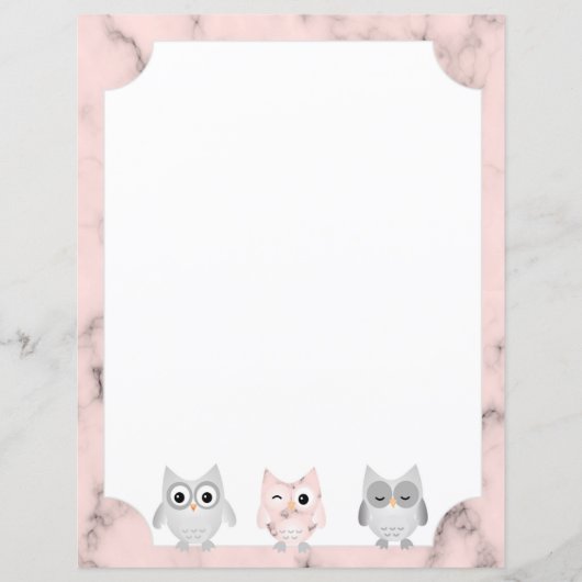 3 Is voorzien van papier voor roze marmer (Voorkant)