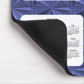 3 jaar 2017-2019 Blue Diamonds Calendar Mousepad Muismat (Hoek)