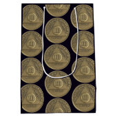 3 jaar AA Jubileum Coin Medium Cadeauzakje (Achterkant)