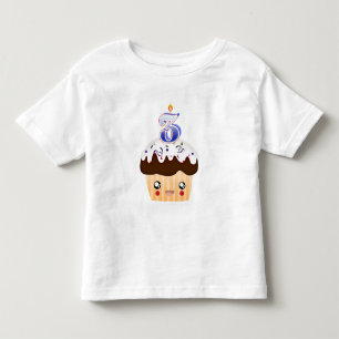 3 jaar Cupcake T - Blauw Kinder Shirts