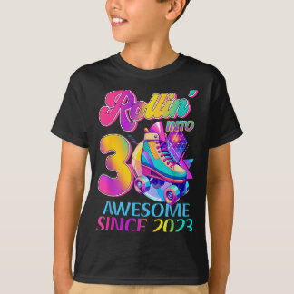 3 Jaar Geweldig Sinds 2023 Hockey Thema Verjaardag T-shirt