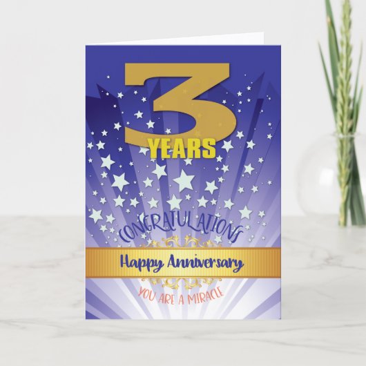 3 Jaar Hersteldatum Vet Numeriek Kaart (Voorkant)