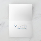 3 jaar Jubileum werknemer, gefeliciteerd Kaart (Binnen)