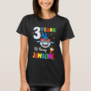 3 jaar na 3 jaar Jawsome Shark T-shirt