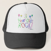 3 jaar Olds Rock! Pet (Voorkant)