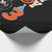 3 jaar oud Kind - vogeljongen - Dirt Bike - motor Cadeaupapier (Hoek)