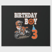 3 jaar oud Kind - vogeljongen - Dirt Bike - motor Cadeaupapier (Vlak)